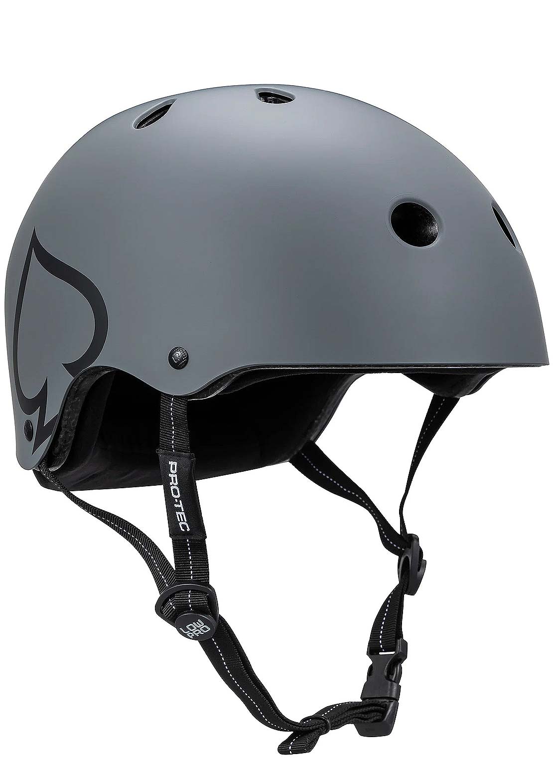 Pro-Tec Unisex Low Pro Helmet Matte Gray
