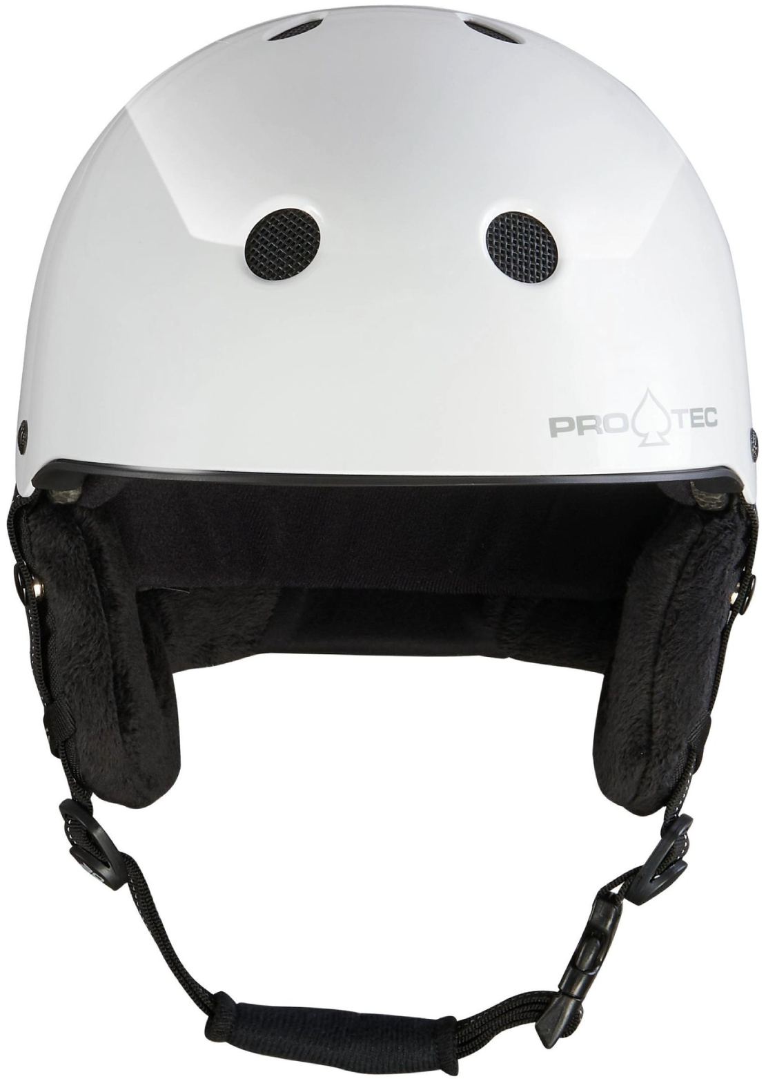 Pro-Tec Unisex Low Pro Snow Helmet White Gloss