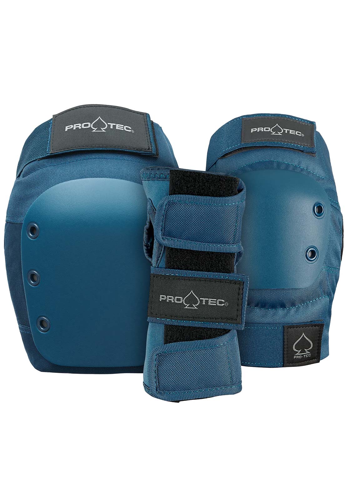 Pro-Tec Unisex Street Adult 3 Pack Pad Set Blue