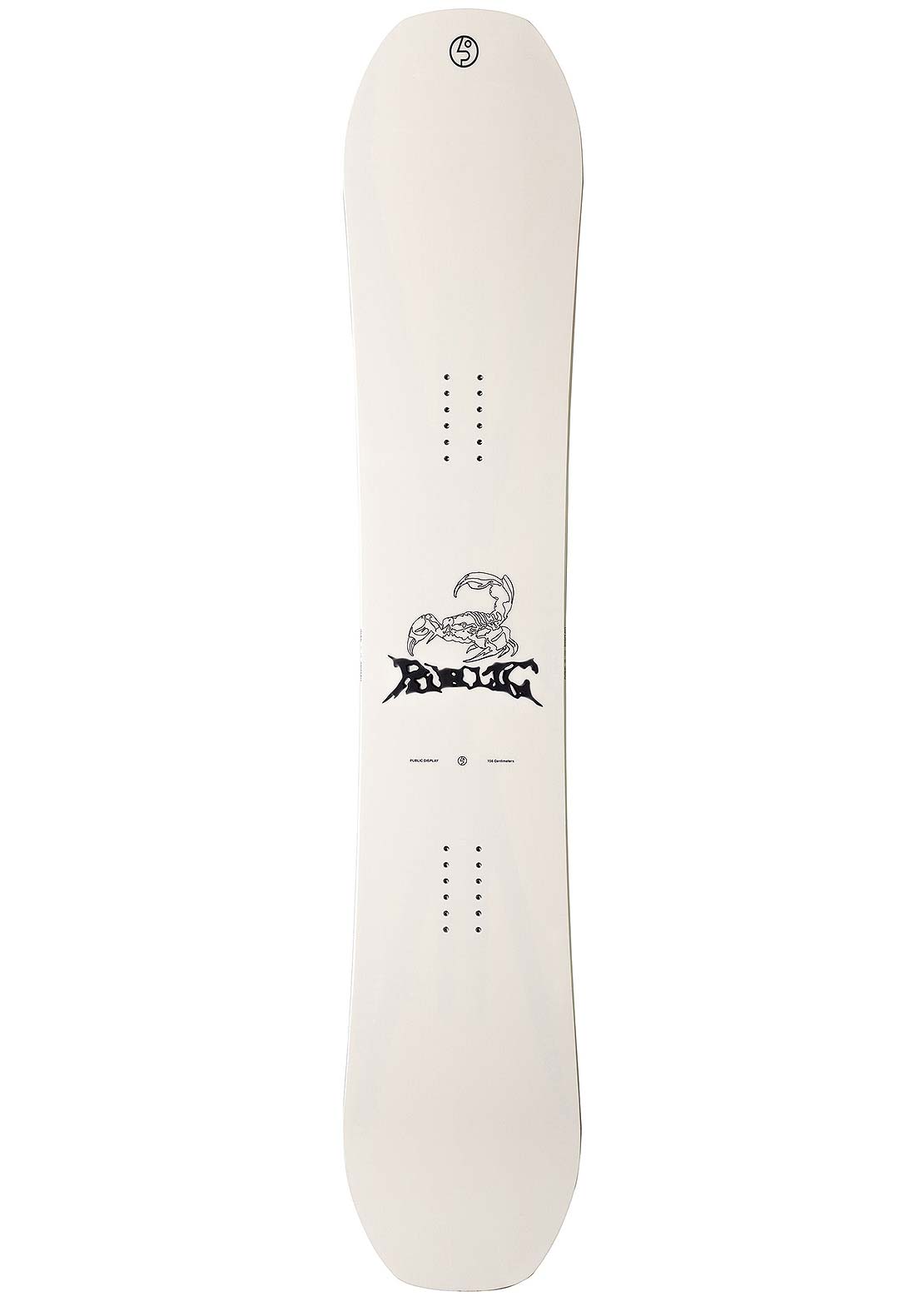 Public Unisex Display Snowboard