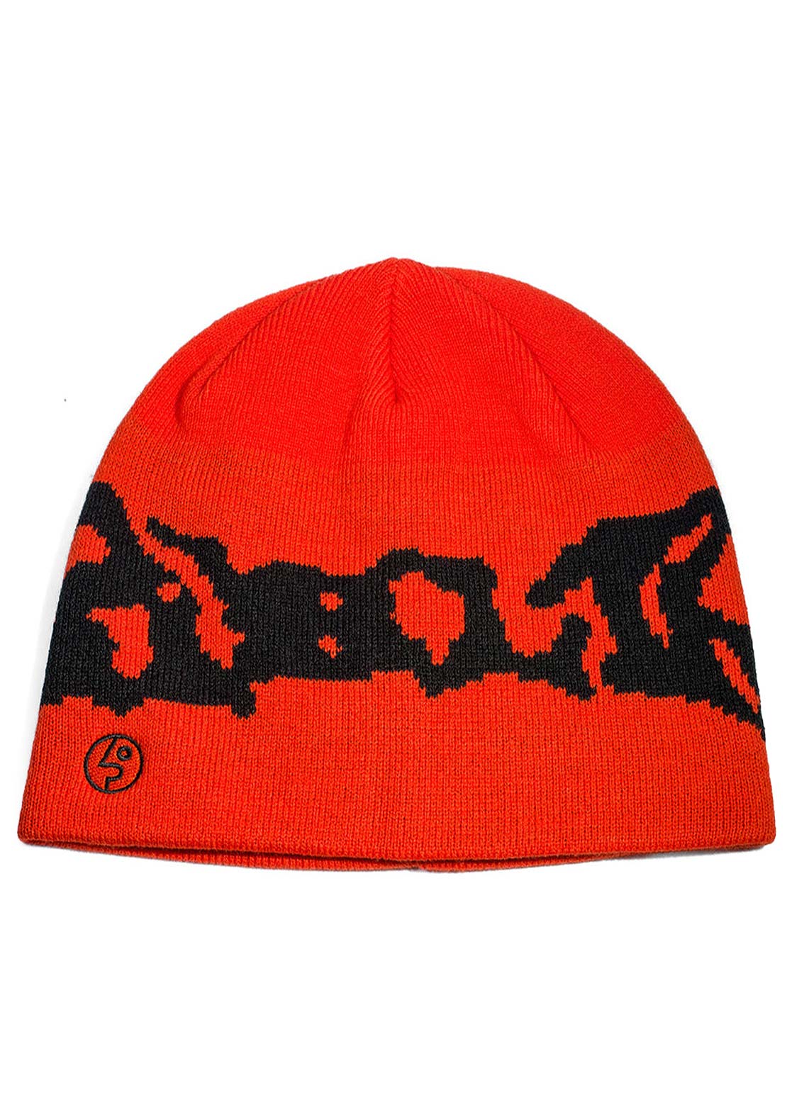 Public Unisex Splat Skully Beanie Red