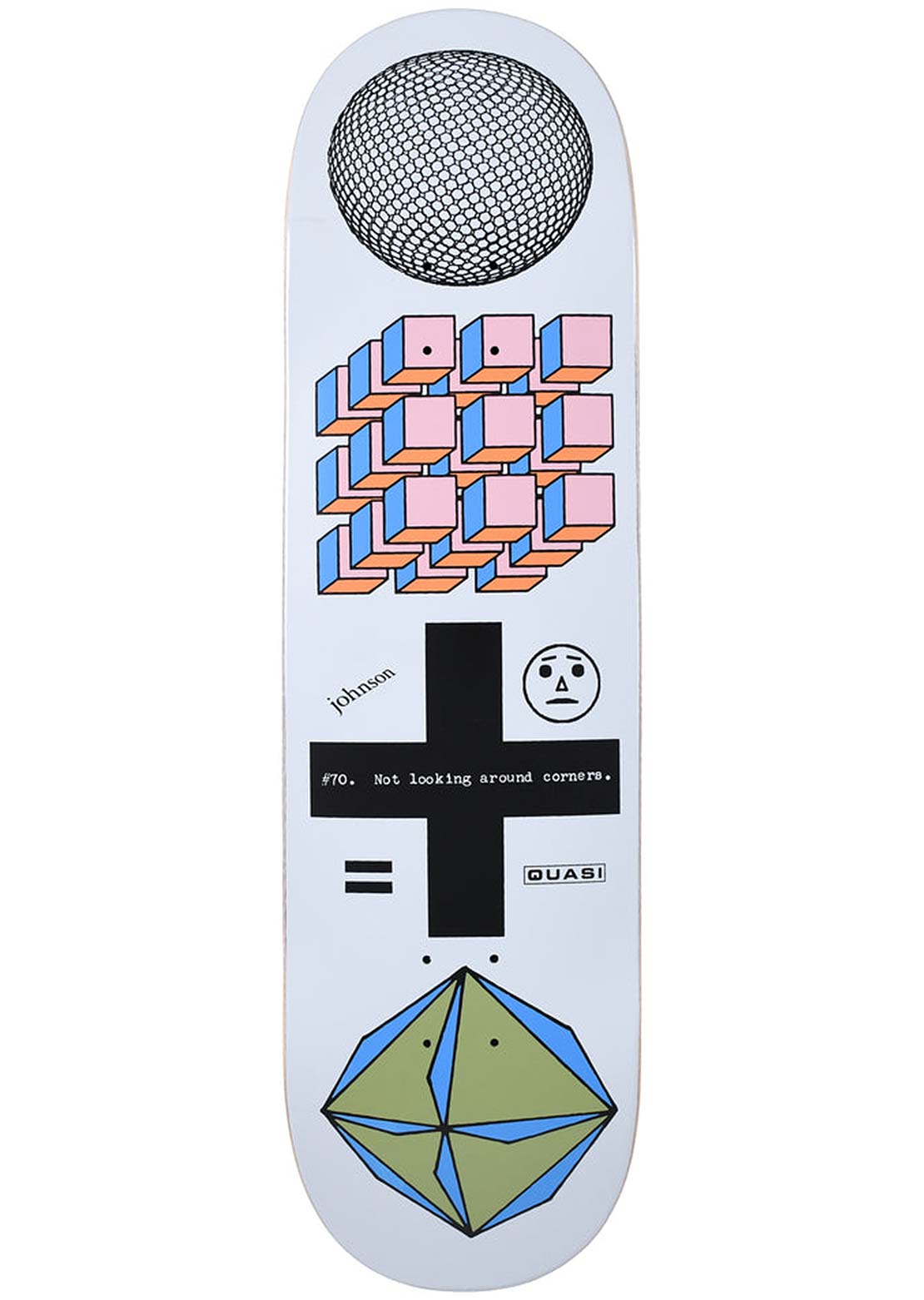 Quasi Johnson 3-DPO Skateboard Deck Assorted