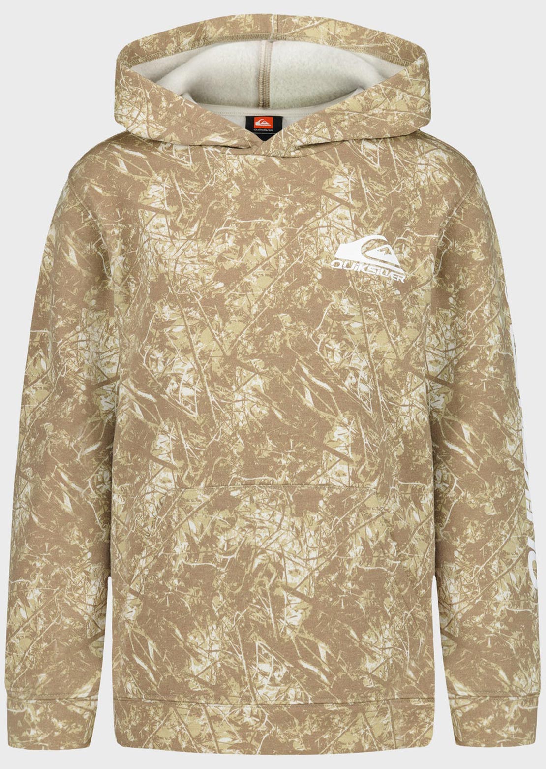 Quiksilver Junior Camo Hood Pine Bark