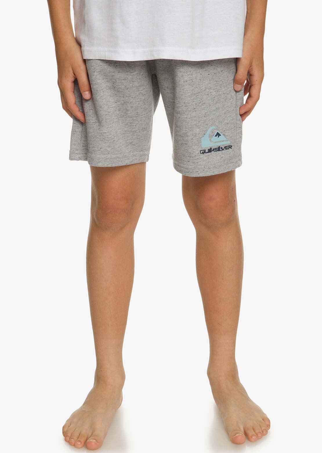 Quiksilver Junior Easy Day Track Shorts Light Grey Heather