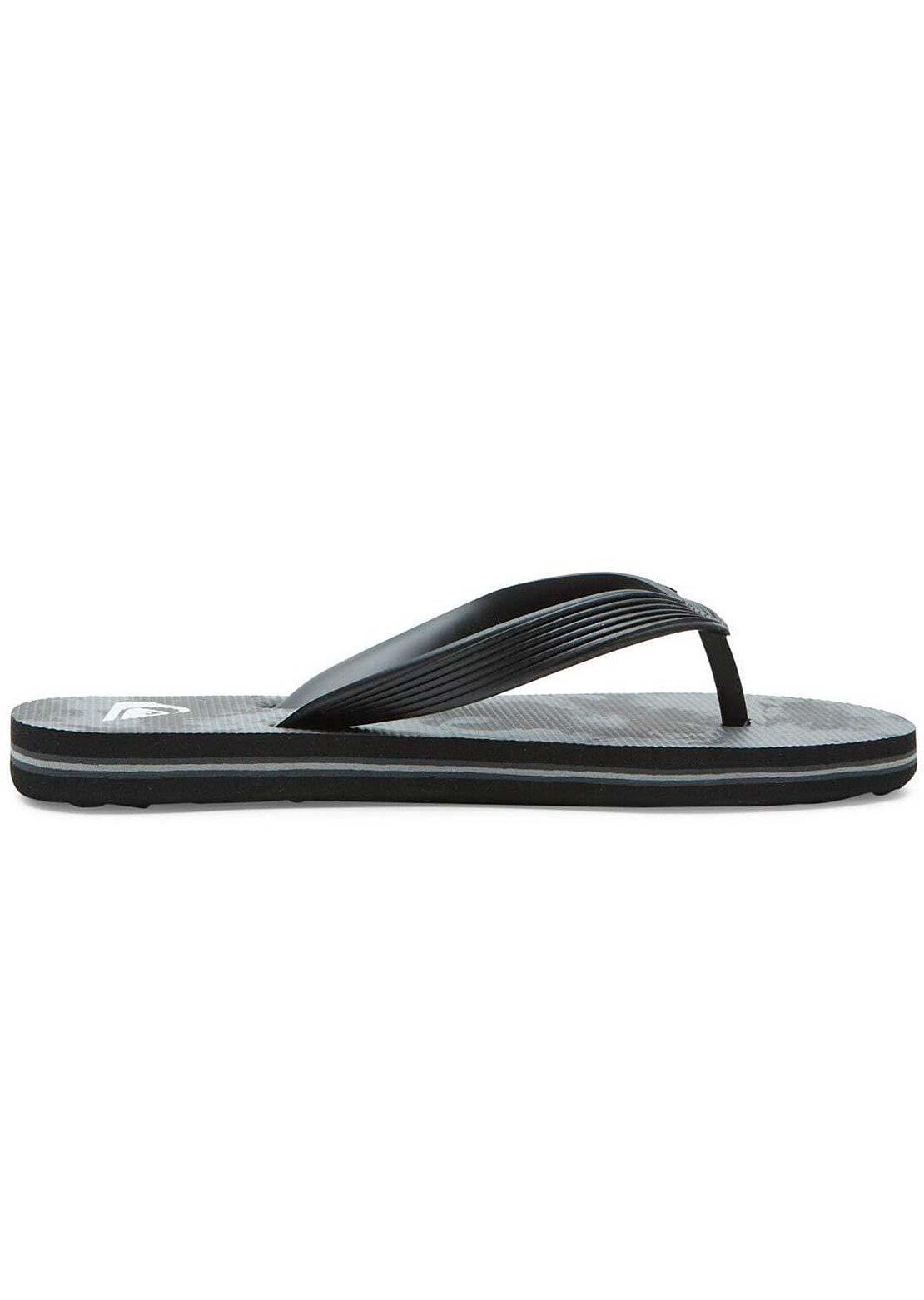 Quiksilver Junior Molokai Art Sandals Black/Grey/Black