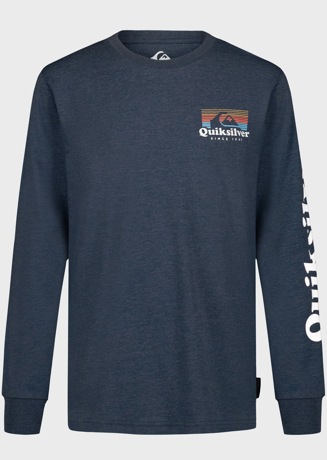 Quiksilver Junior Phase Long Sleeve Blue Coral Heather