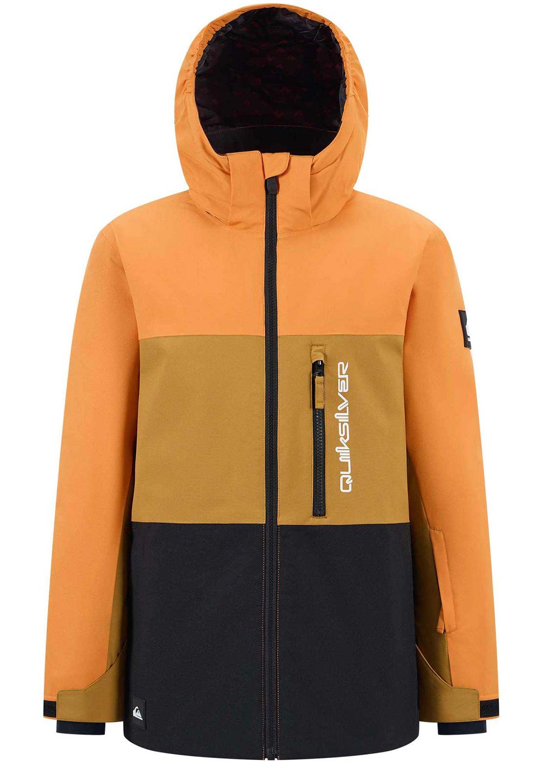 Quiksilver Junior Side Hit Jacket Amberglow