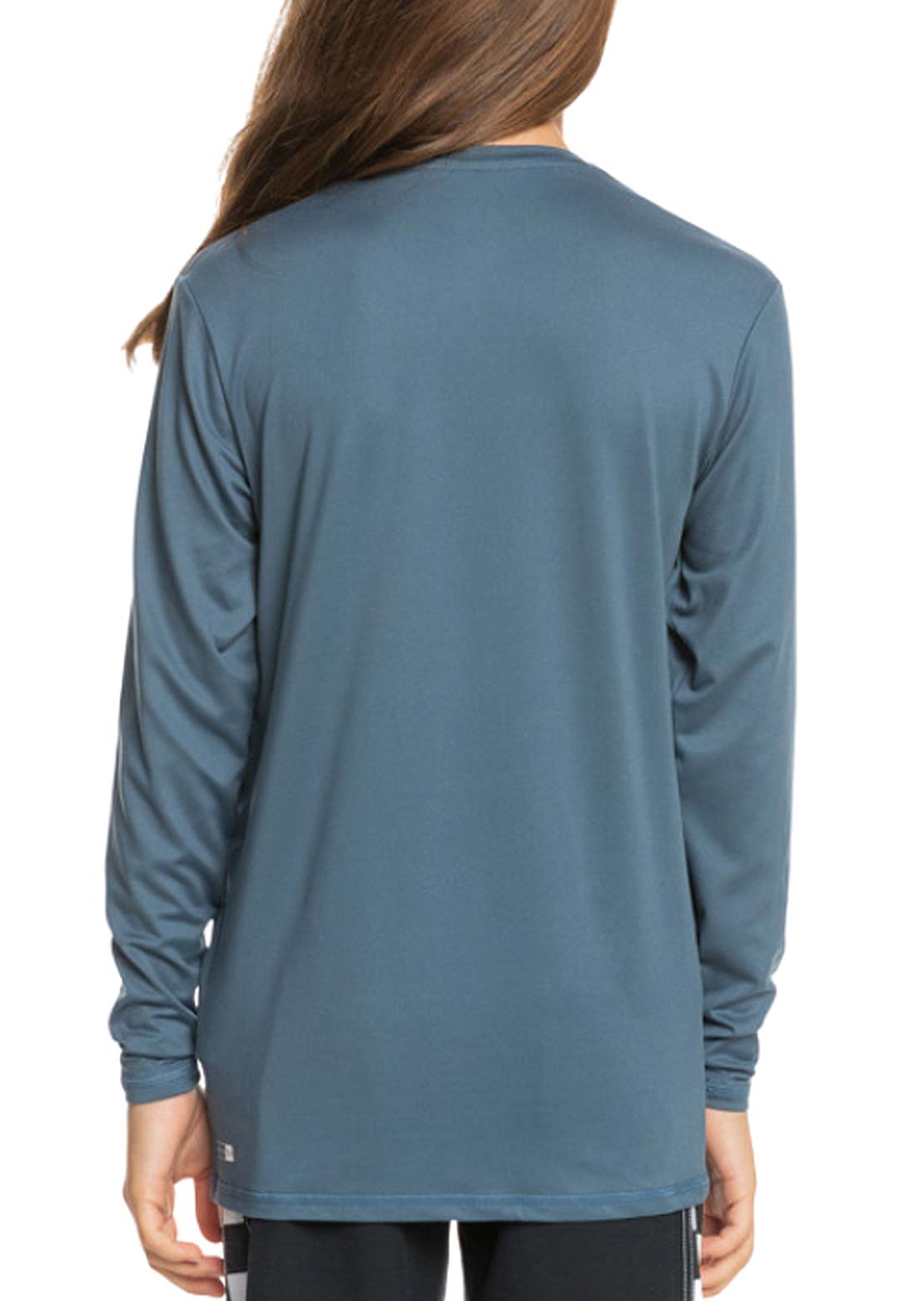 Quiksilver Junior Solid Streak Long Sleeve Rashguard Bering Sea