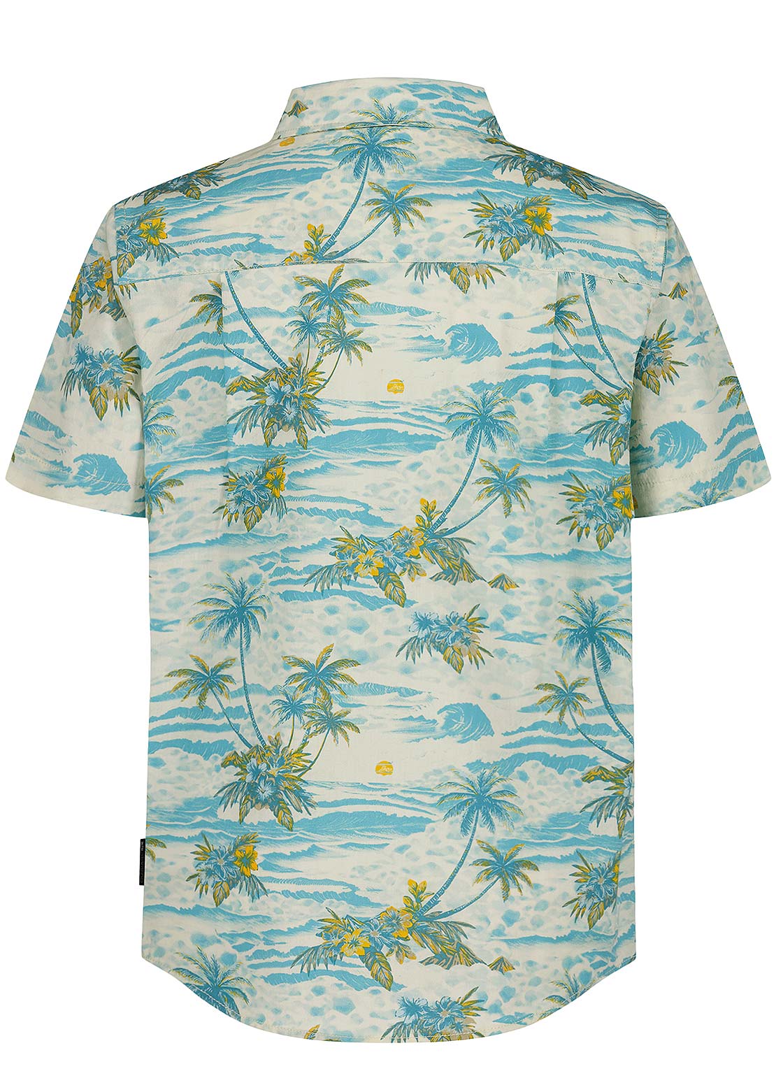 Quiksilver Junior Sundown Classic Button Up Shirt Aqua