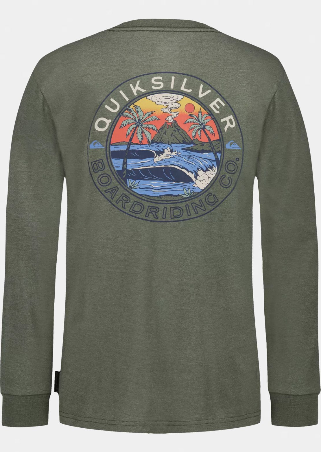Quiksilver Junior Sunset Beach Long Sleeve Grape Leaf Heather