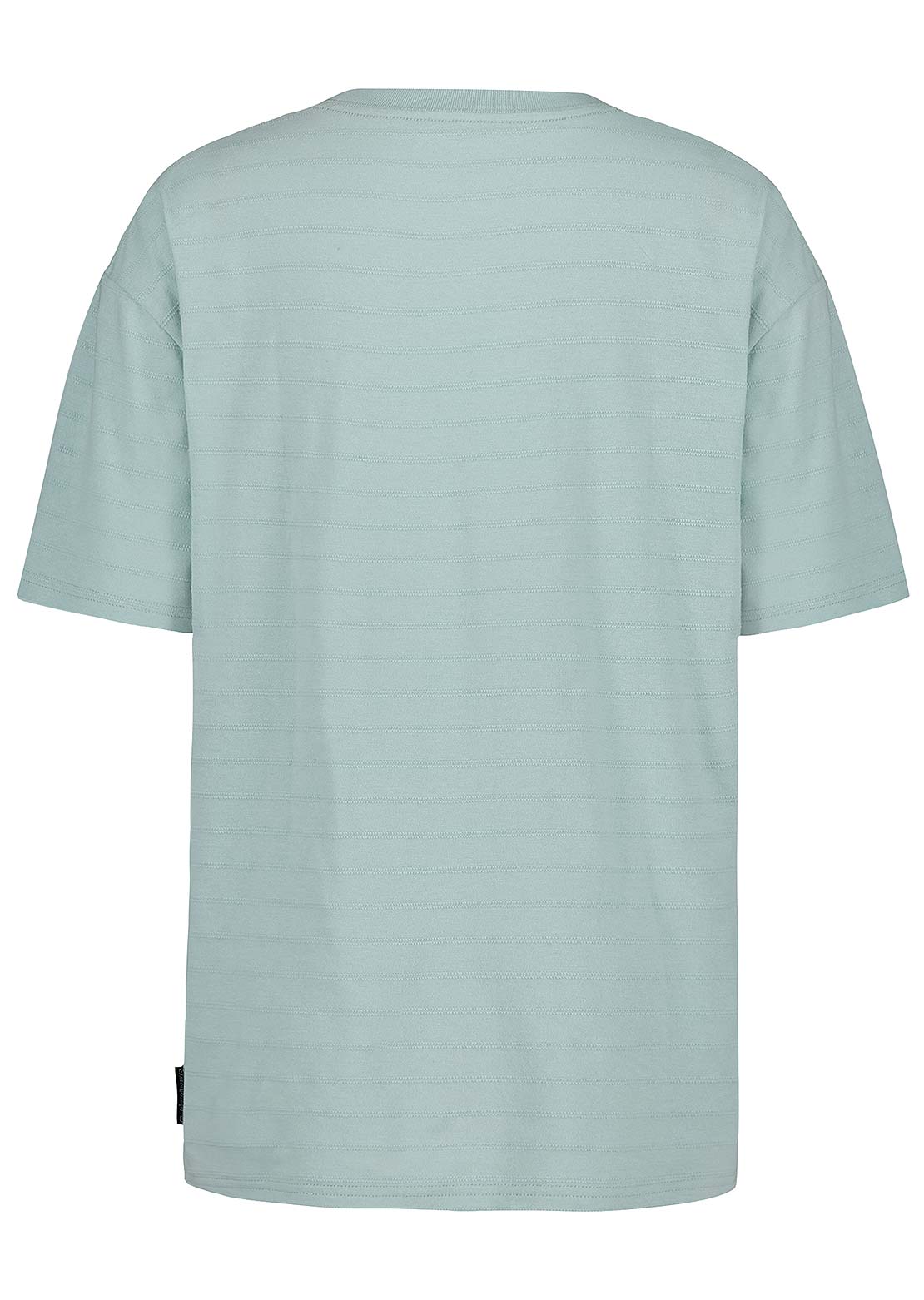 Quiksilver Junior Textured Stripe T-Shirt Blue Haze