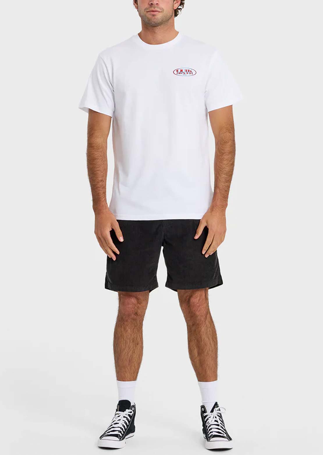 Quiksilver Men's Blends MT0 T-Shirt White