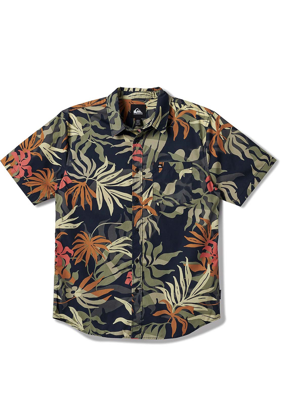 Quiksilver Men's Blueweed Classic Button Up Shirt Black