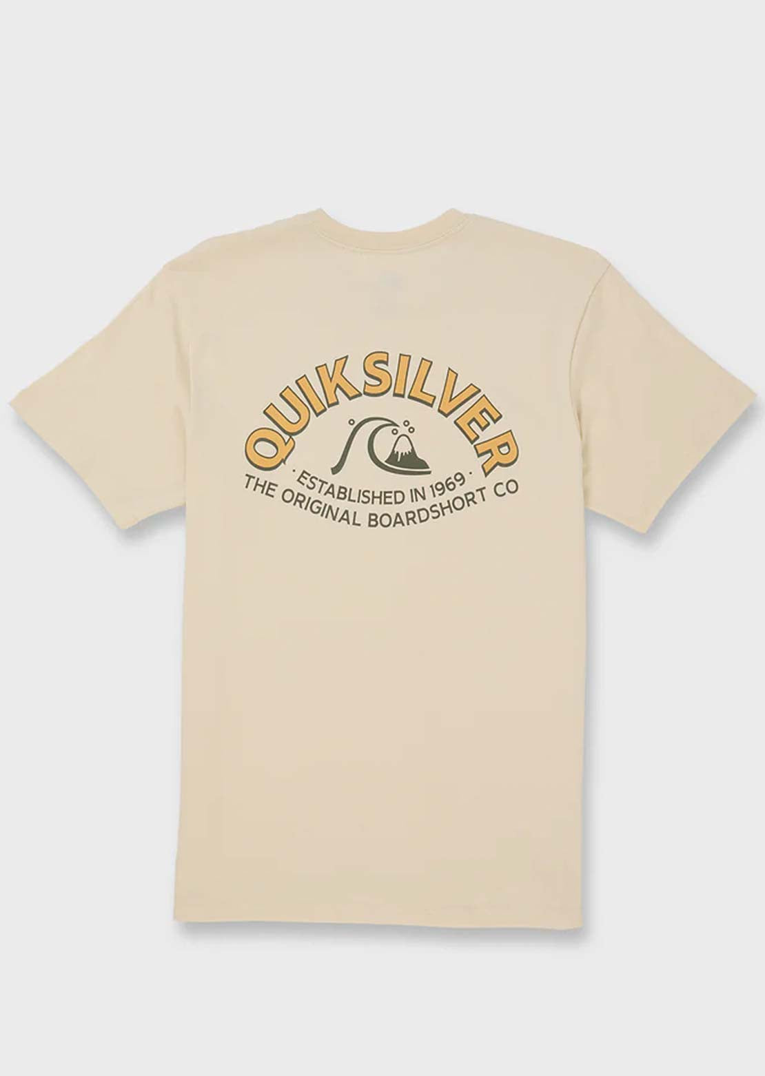 Quiksilver Men's Bubble Arch MT0 T-Shirt Bone White