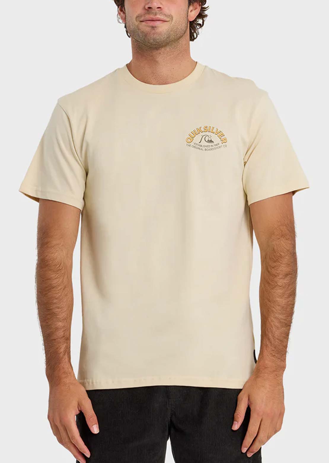 Quiksilver Men's Bubble Arch MT0 T-Shirt Bone White