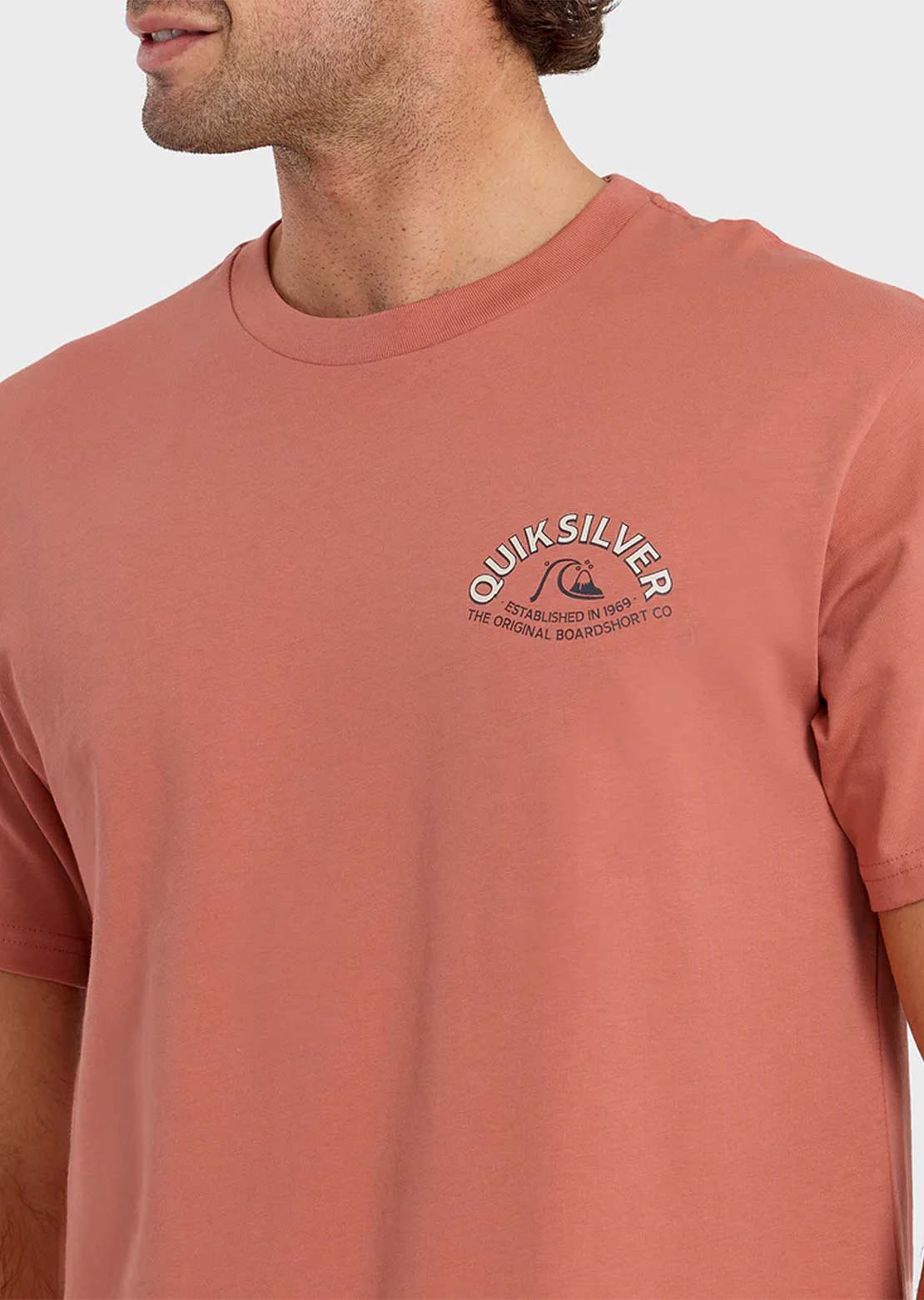 Quiksilver Men's Bubble Arch MT0 T-Shirt Desert Sand