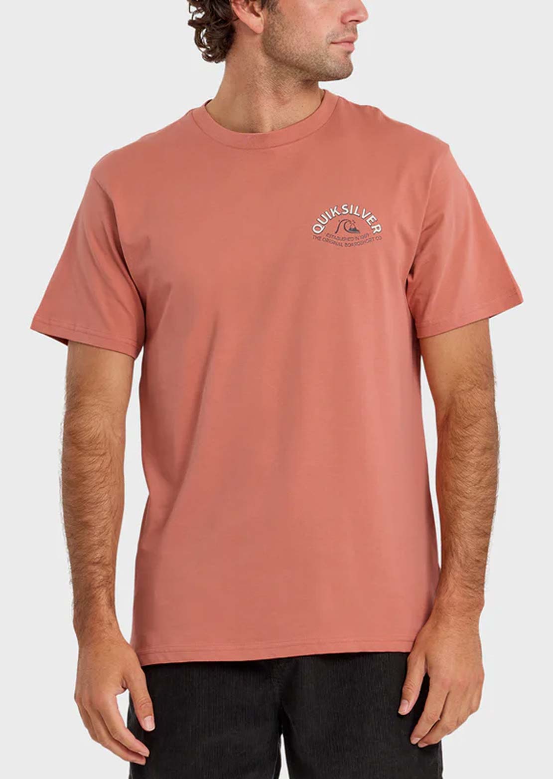 Quiksilver Men's Bubble Arch MT0 T-Shirt Desert Sand