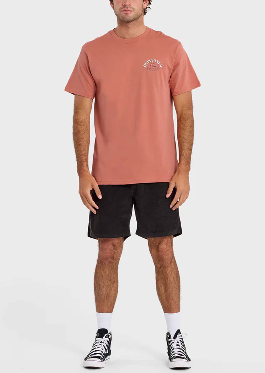 Quiksilver Men's Bubble Arch MT0 T-Shirt Desert Sand