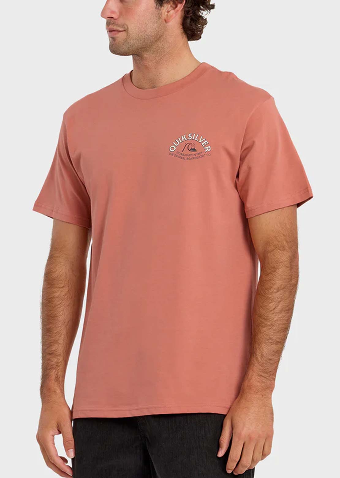 Quiksilver Men's Bubble Arch MT0 T-Shirt Desert Sand