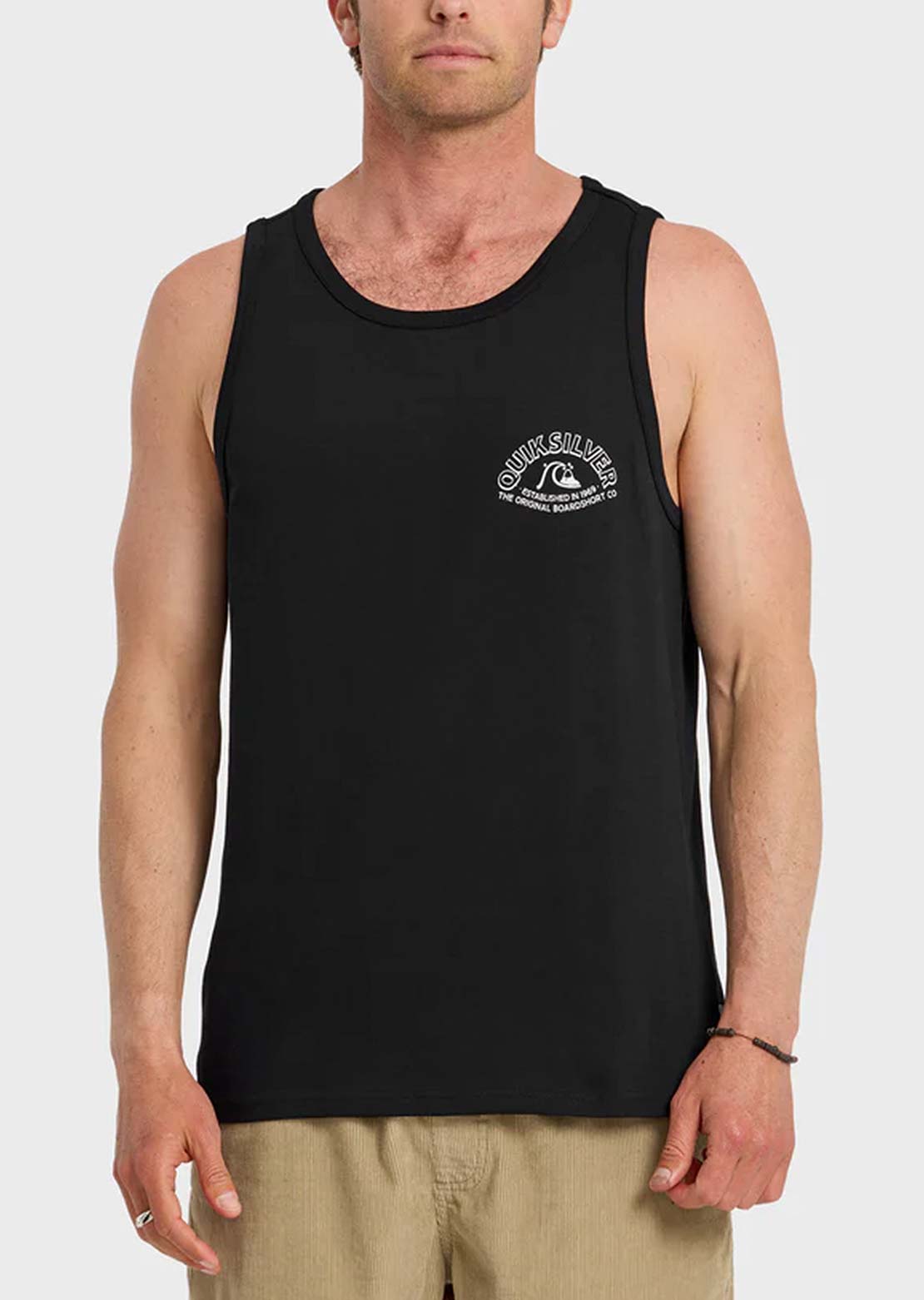 Quiksilver Men's Bubble Arch Tank MT1 Tank Top Black