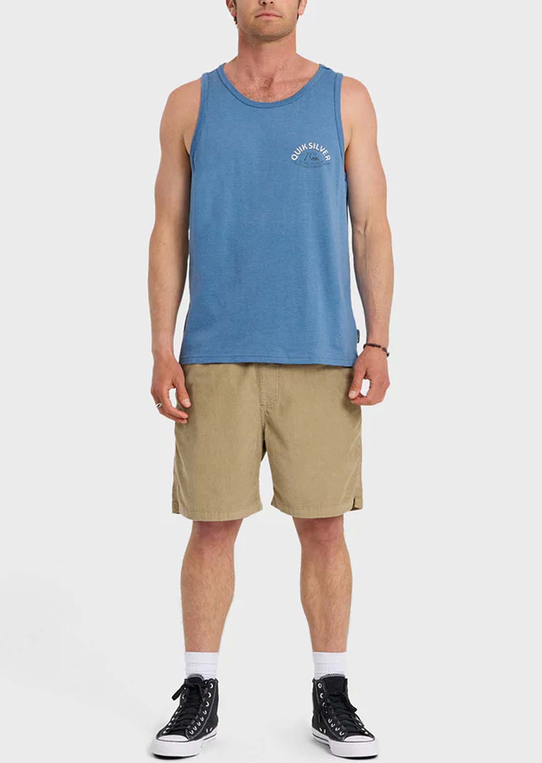 Quiksilver Men's Bubble Arch Tank MT1 Tank Top Riviera Heather