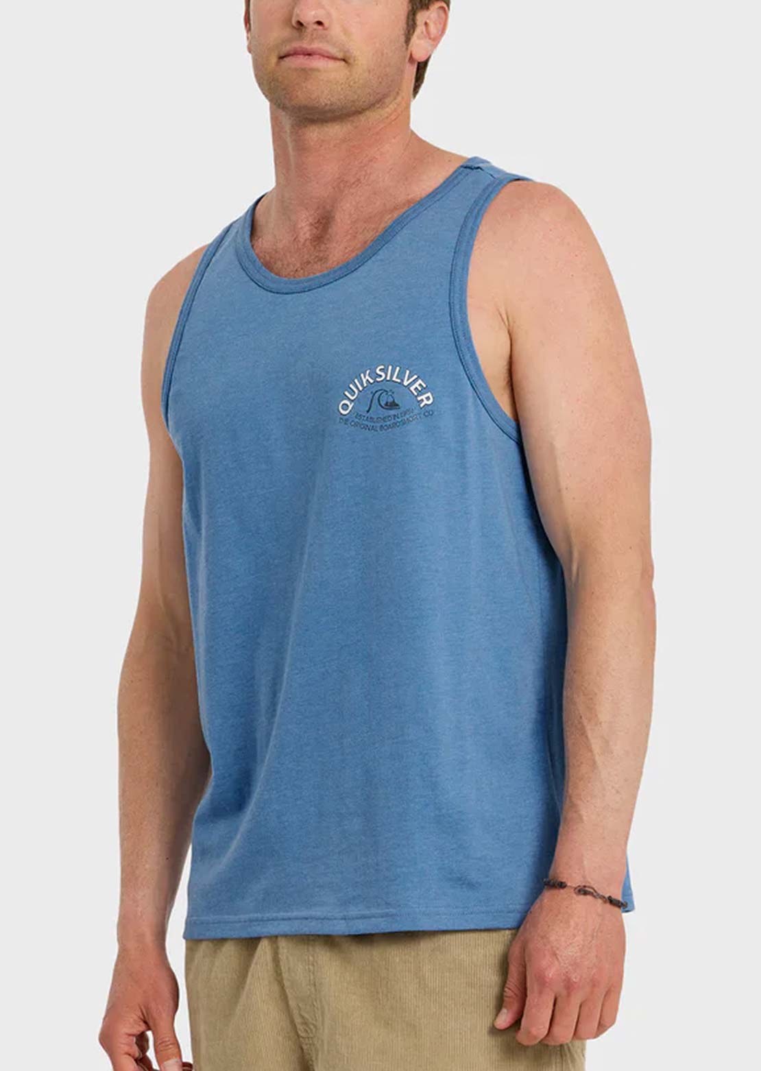 Quiksilver Men's Bubble Arch Tank MT1 Tank Top Riviera Heather