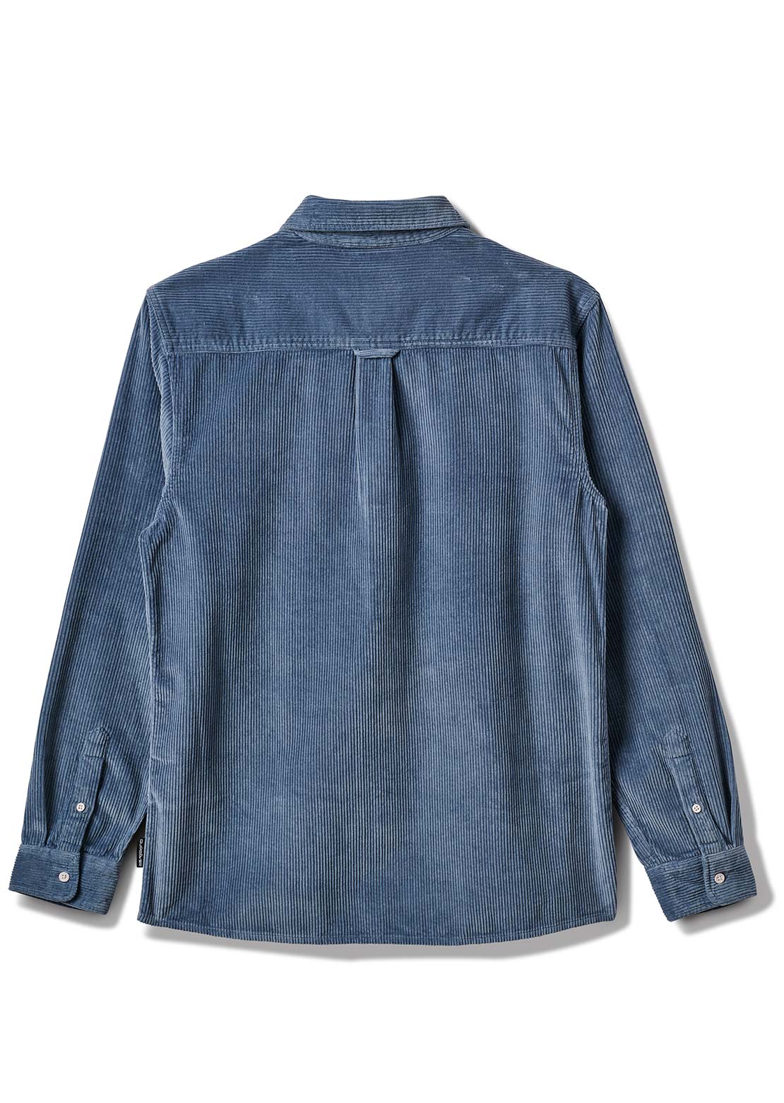 Quiksilver Men's Cord Long Sleeve Button Up Shirt China Blue