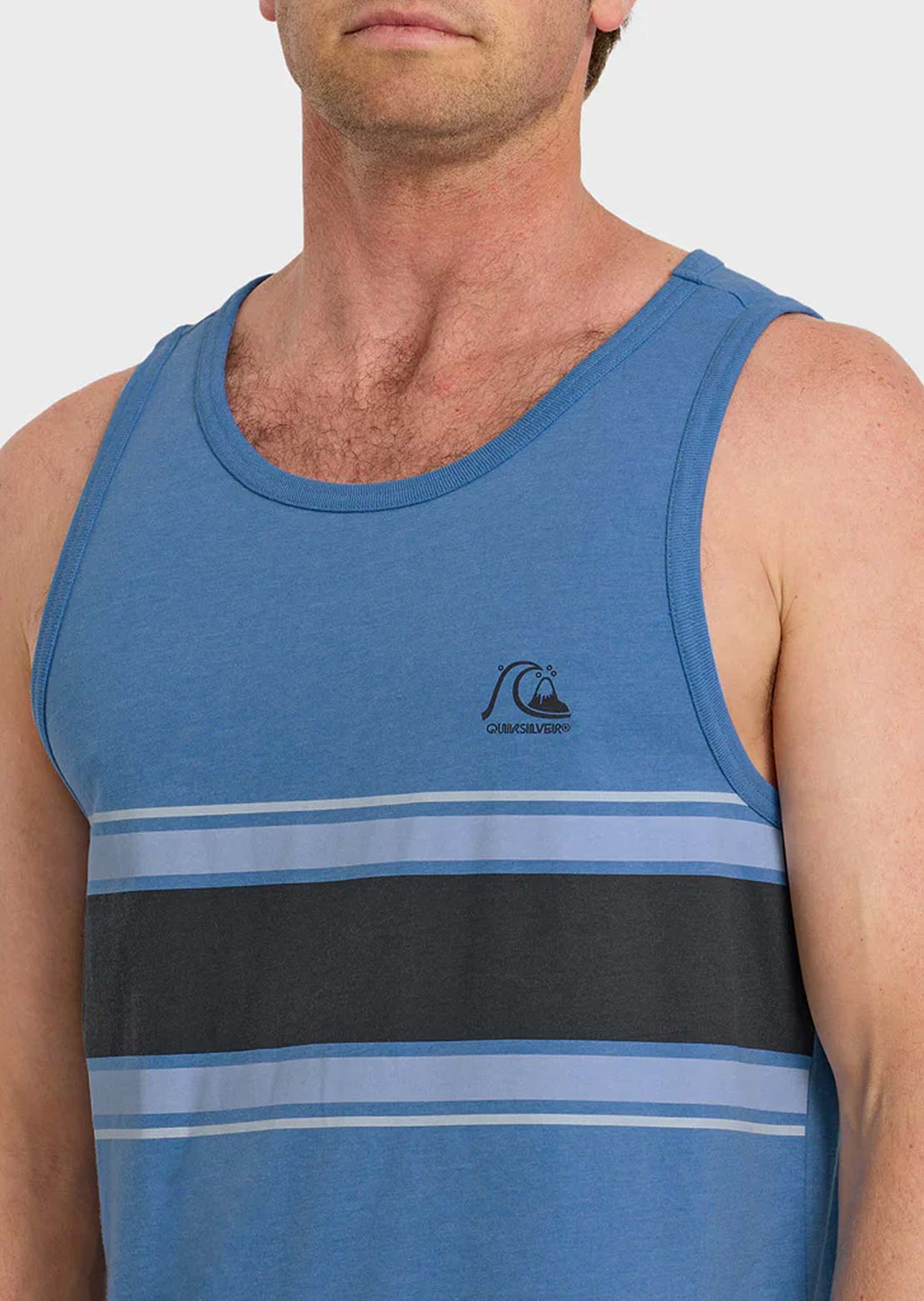 Quiksilver Men's Floater Tank MJ0 Tank Top Riviera Heather