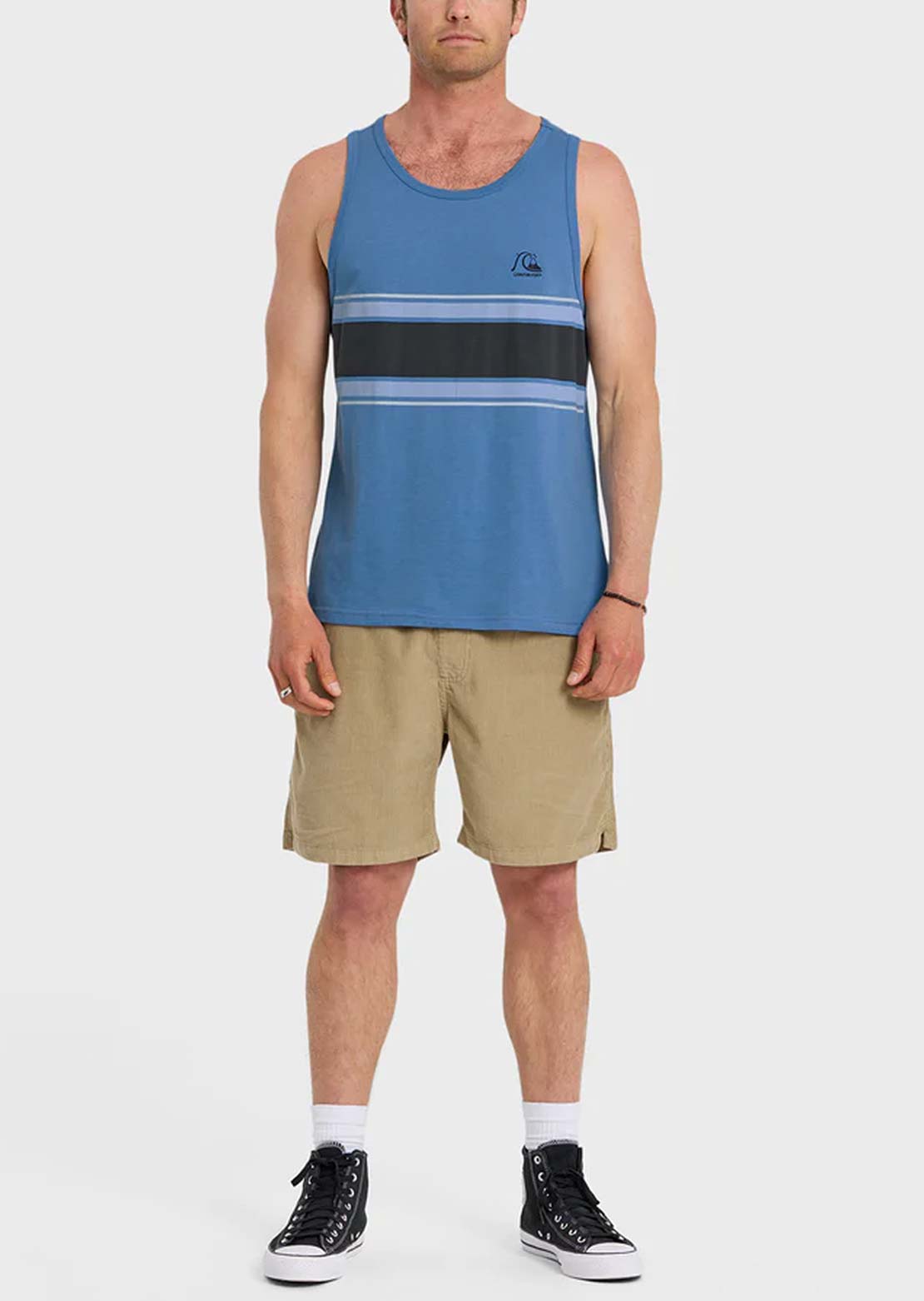 Quiksilver Men's Floater Tank MJ0 Tank Top Riviera Heather