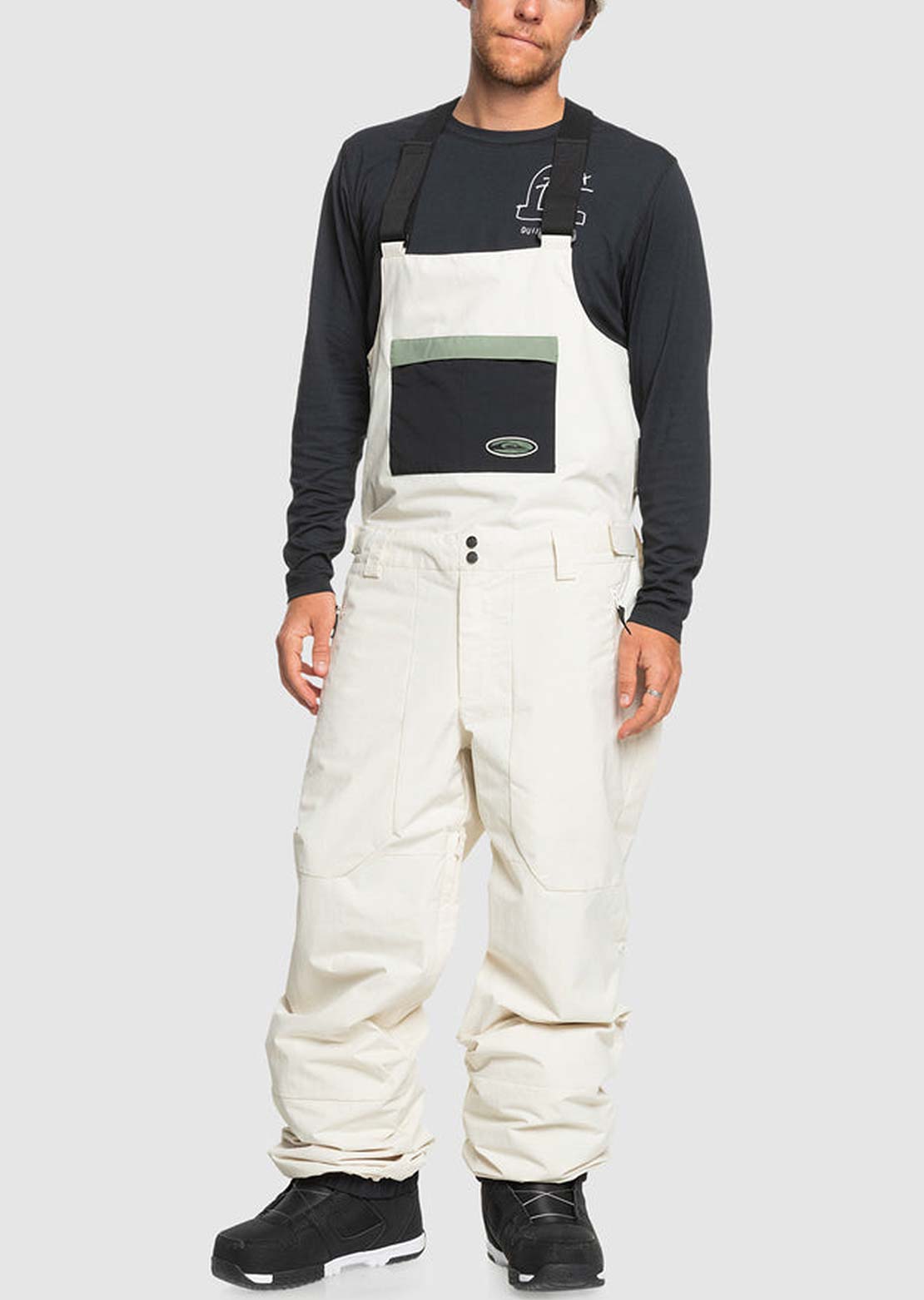 Quiksilver Men's Fly High Bib Pant Birch