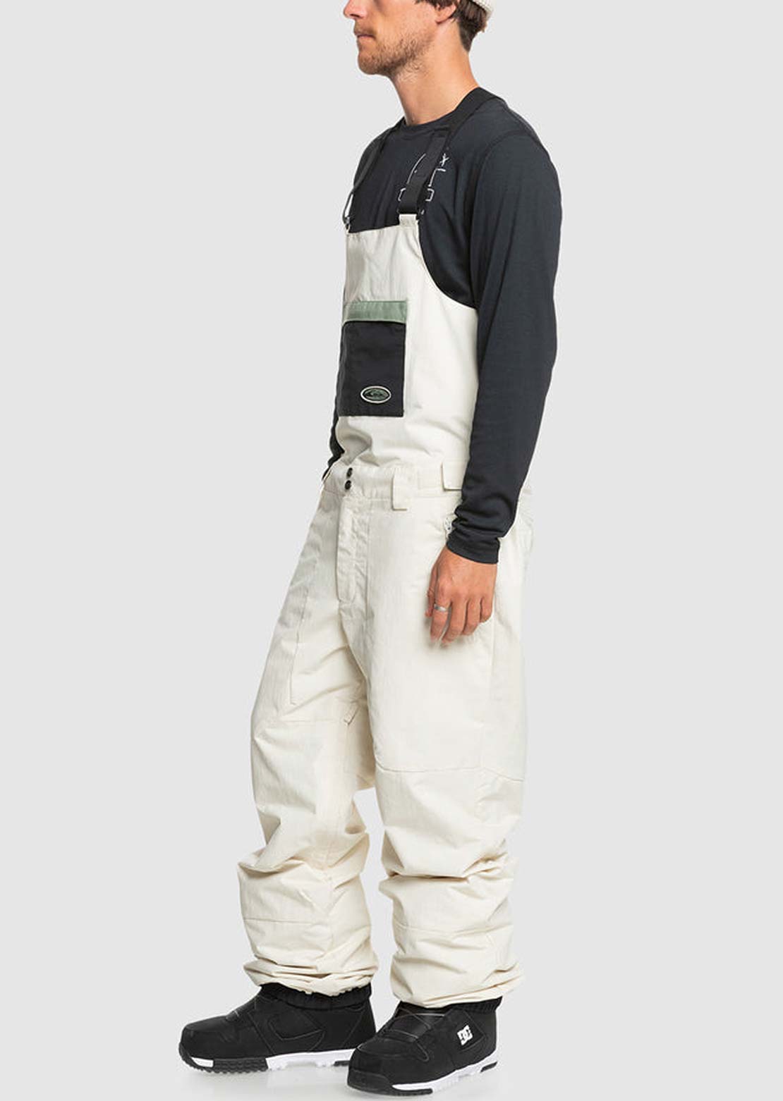 Quiksilver Men's Fly High Bib Pant Birch