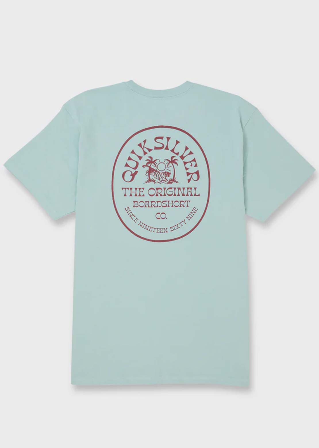 Quiksilver Men's In The Wild MT0 T-Shirt Blue Haze