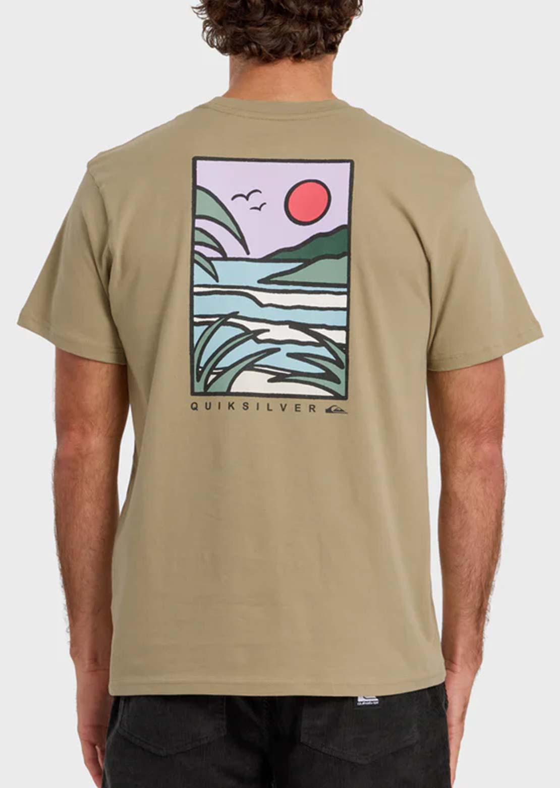 Quiksilver Men's Happy Trails MT0 T-Shirt Seneca Rock