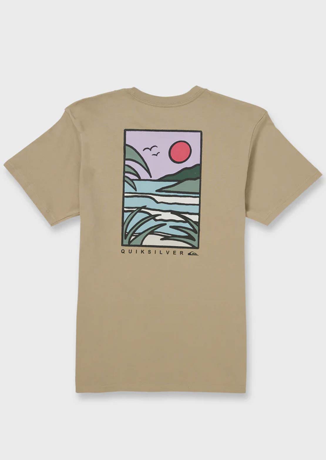 Quiksilver Men's Happy Trails MT0 T-Shirt Seneca Rock