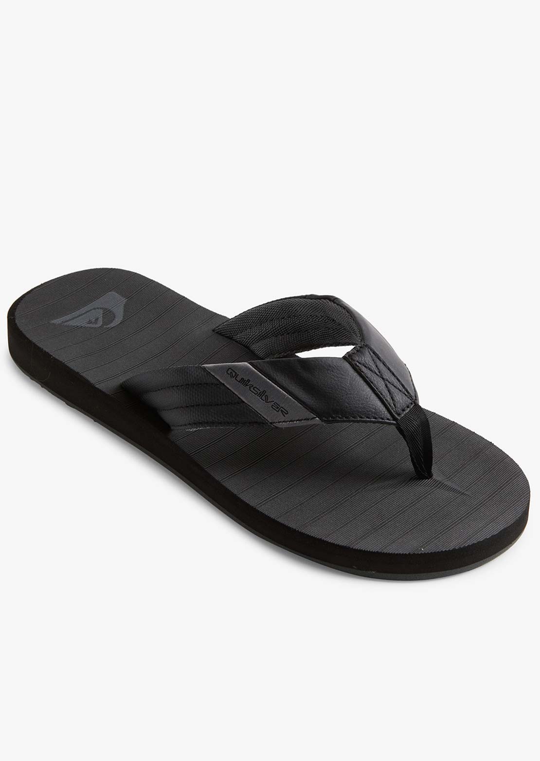 Quiksilver Men&#39;s MCarver Tropics II Sandals Black/Black/Grey