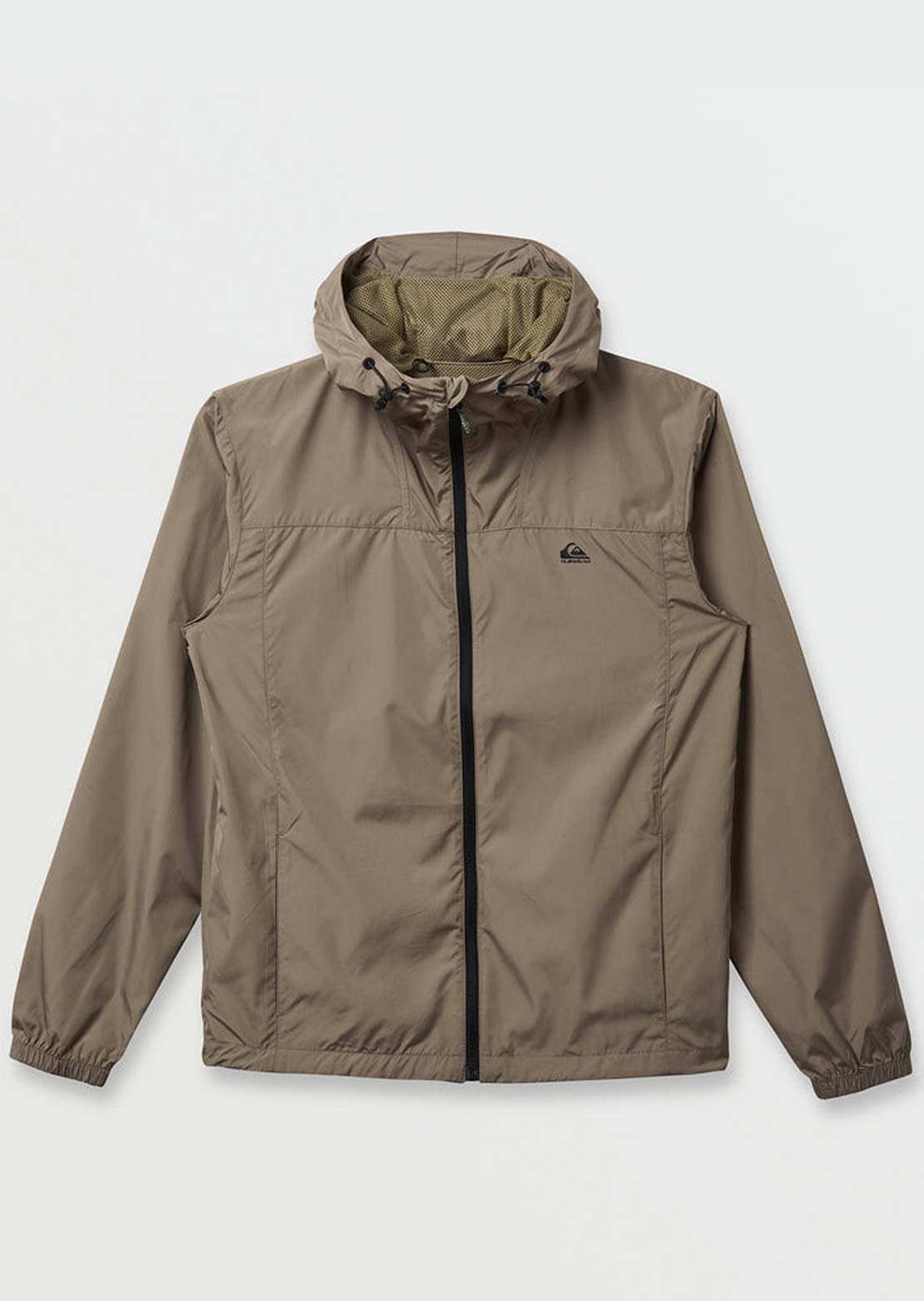 Quiksilver Men's Overcast Windbreaker Long Sleeve Jacket Fallen Rock