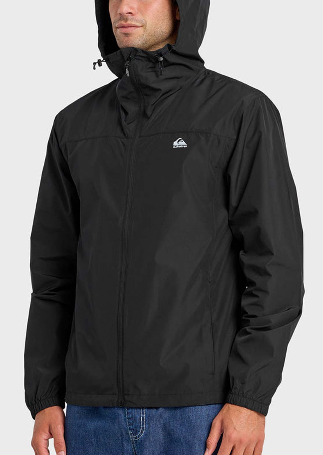 Quiksilver Men's Overcast Windbreaker Long Sleeve Jacket - PRFO Sports