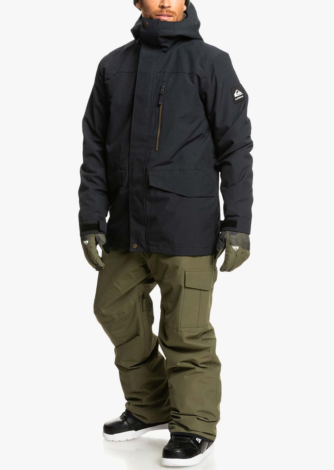 Quiksilver Men&#39;s Porter Snow Pants Grape Leaf