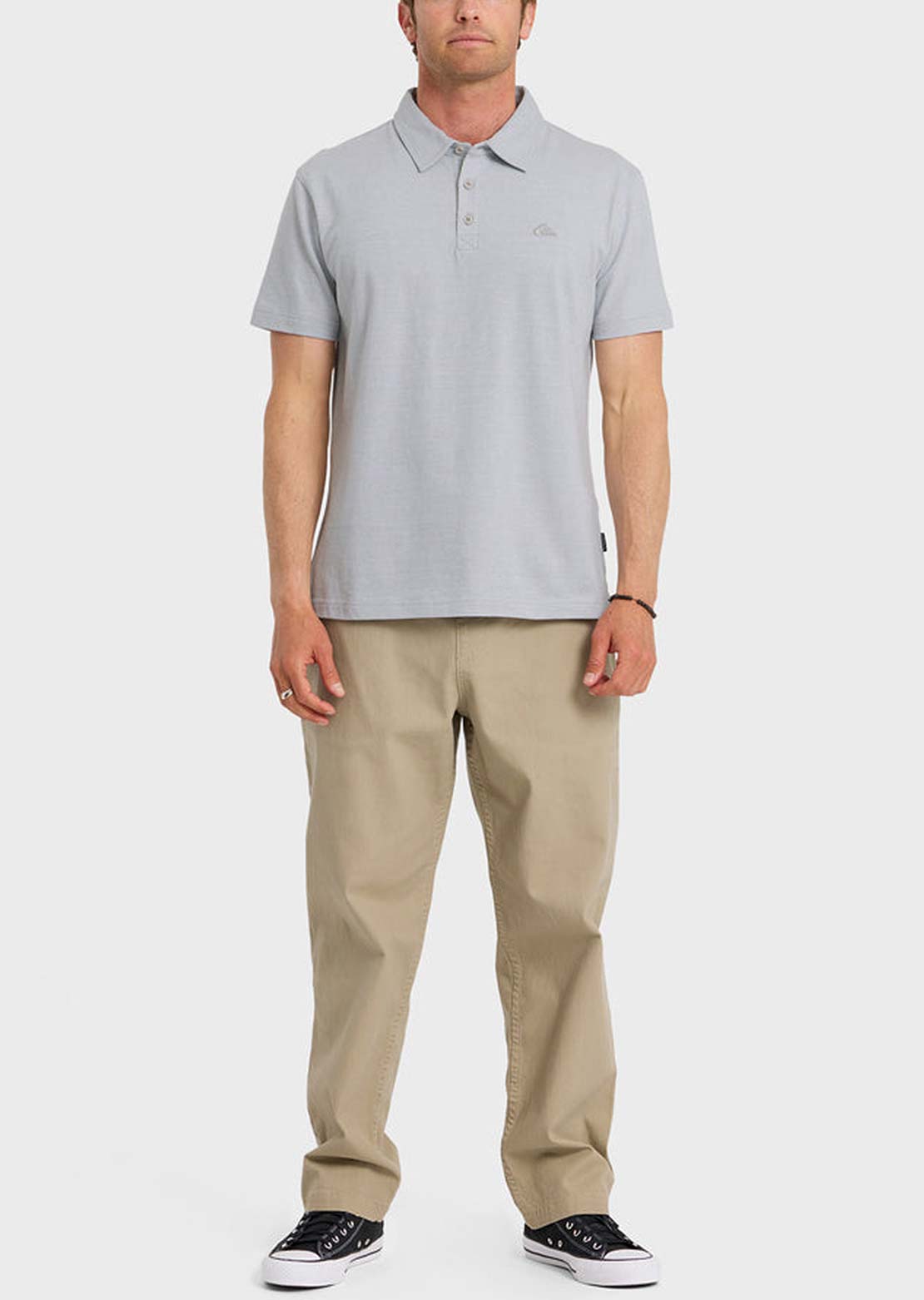 Quiksilver Men's Sunset Cruise Polo Smoked Gray