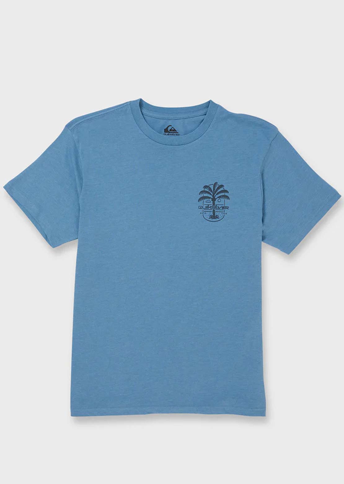 Quiksilver Men's Uno Palm MT0 T-Shirt Riviera Heather
