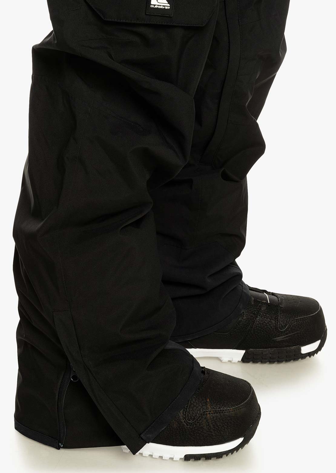 Quiksilver Men&#39;s Utility Snow Pants True Black