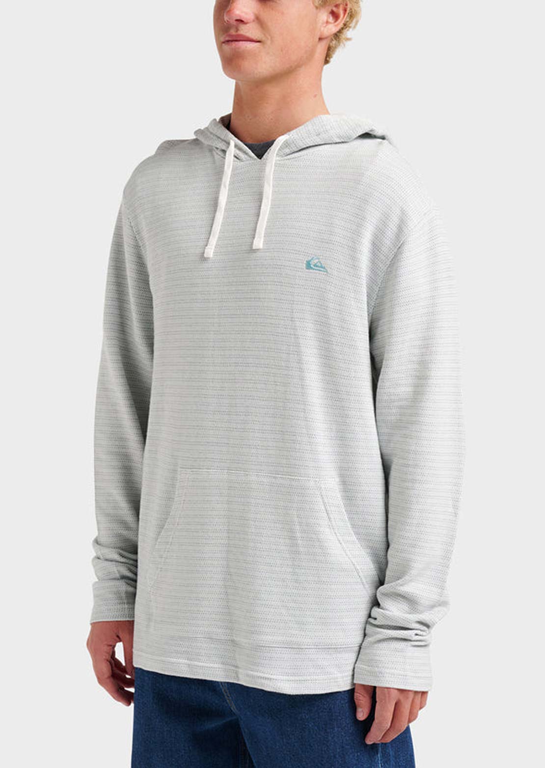 Quiksilver Men's Vista Long Sleeve Hood Ashley Blue
