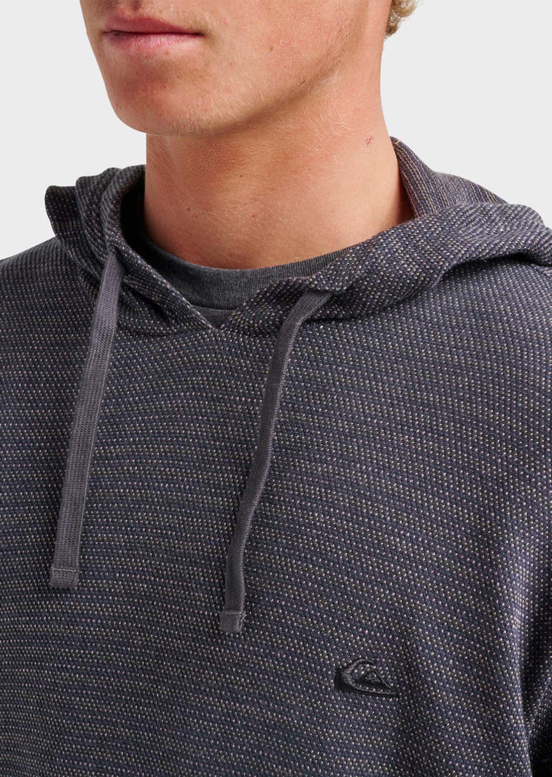 Quiksilver Men's Vista Long Sleeve Hood Graystone