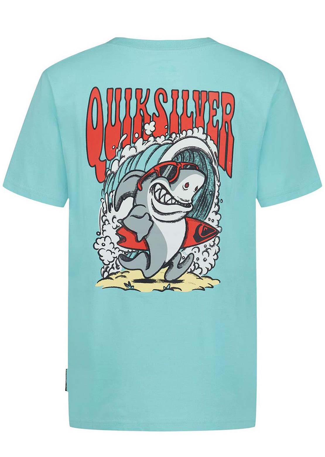 Quiksilver Toddler Shark Run T-Shirt Angel Blue