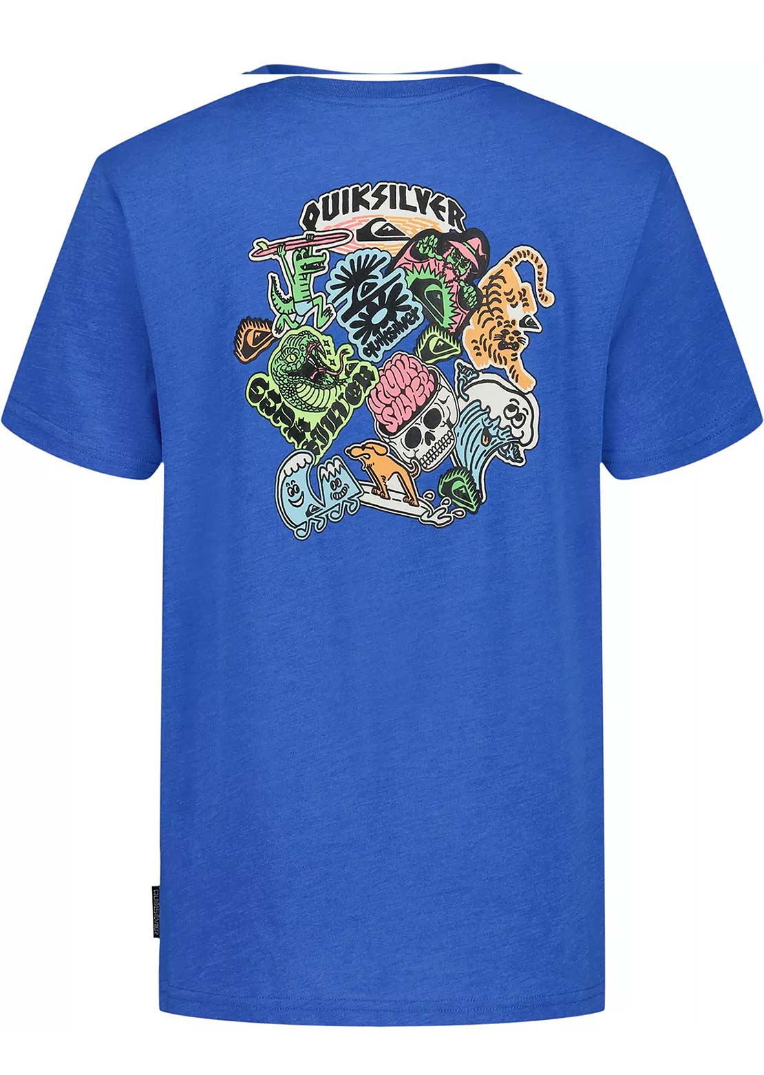 Quiksilver Toddler Sticker T-Shirt Nebulas Blue Heather