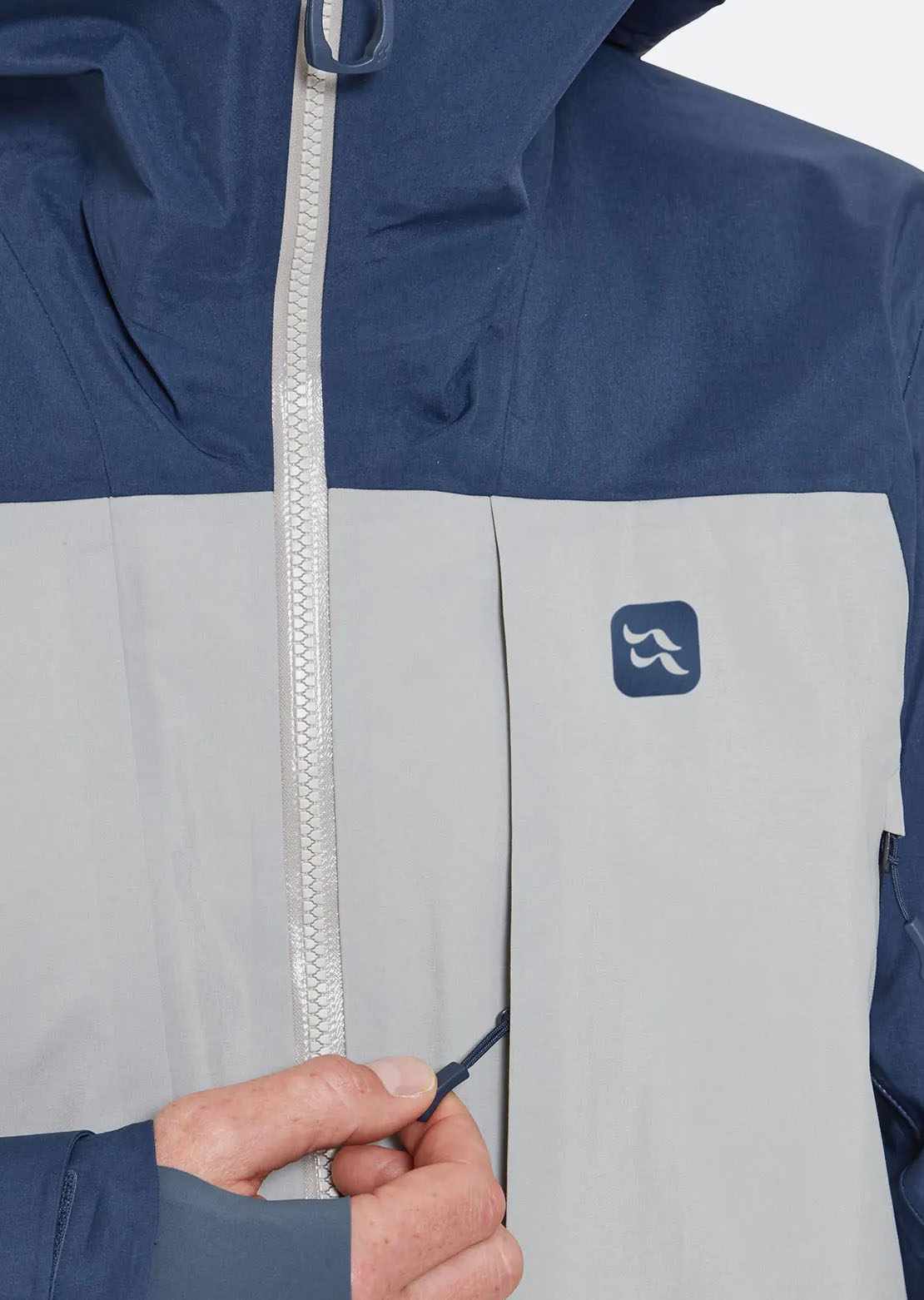 Rab Men's Khroma Converge Jacket Tempest Blue/Light Zinc