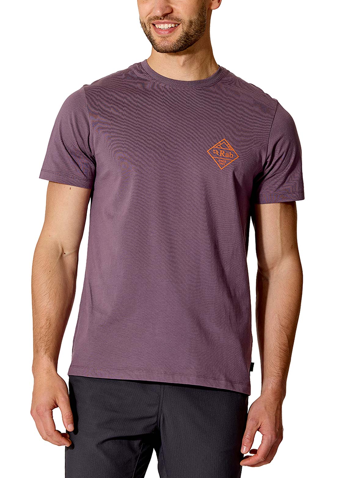 Rab Men's Stance Stamp T-Shirt Dark Iris