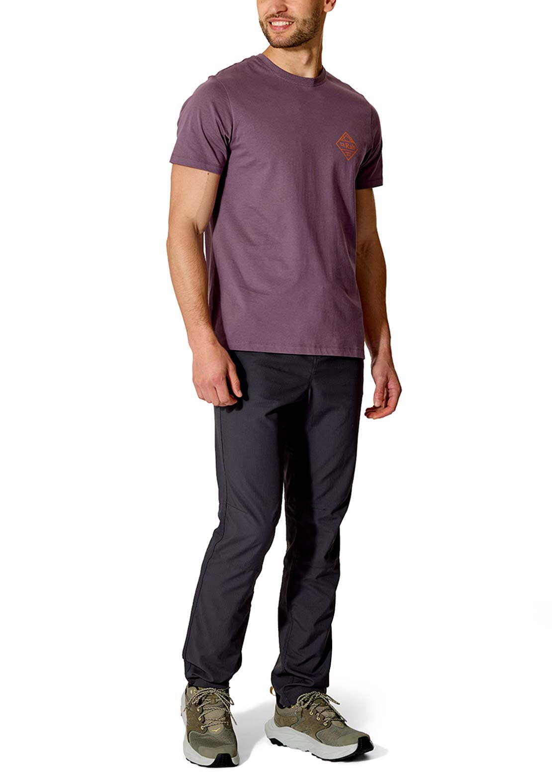Rab Men's Stance Stamp T-Shirt Dark Iris