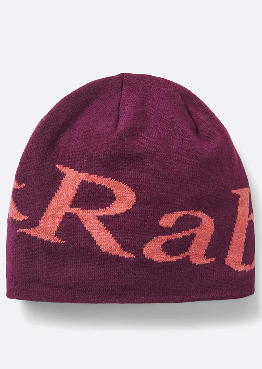 Rab Unisex Logo Beanie Mulberry/Hibiscus