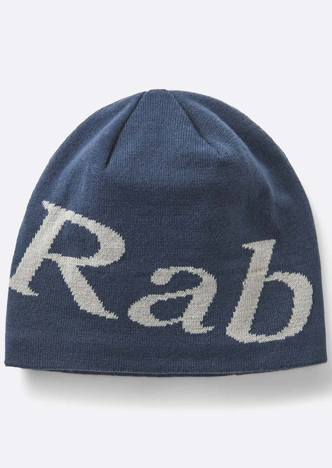 Rab Unisex Logo Beanie Tempest Blue/Light Zinc